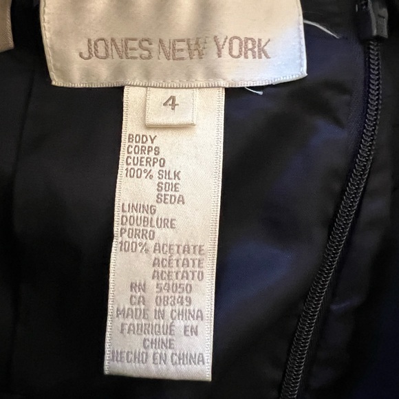 Vintage Jones New York 100% Silk Pencil Skirt with Pockets - Picture 8 of 9